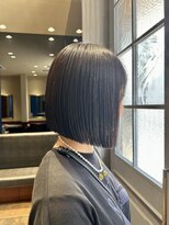 ブラン(Le BLANC)&nbsp;【石崎 枝里】切りっぱなしボブ×暗髪