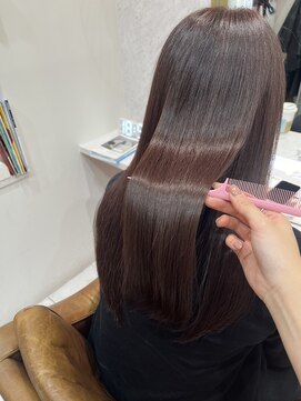 ザトエル 栄(THE TOEL) 髪質改善メテオカラーマロンベージュブラウンイルミナカラー