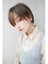 ギークス(GEEKS)&nbsp;【GEEKS渋谷】スモーキーアッシュ/冬カラー/クールショート/小顔