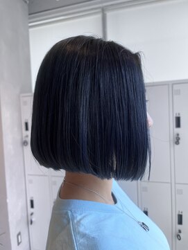 エイト ヘアサロン 渋谷本店(EIGHT) ネイビーボブ