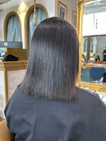 ロンドアベニール 北千住(Lond avenir)&nbsp;ウェーブミディアム似合わせカットメルティカラー縮毛矯正北千住