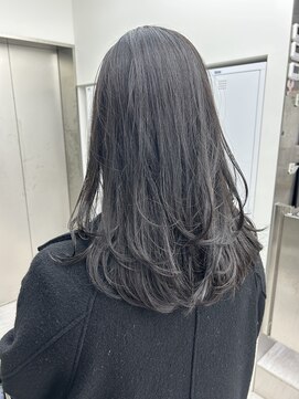 ビューナゴヤ 名駅(VIEW NAGOYA) レイヤーカット/黒髪/似合わせカット/フェミニンロング