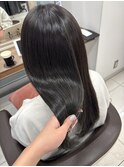 透明感グレージュカラー