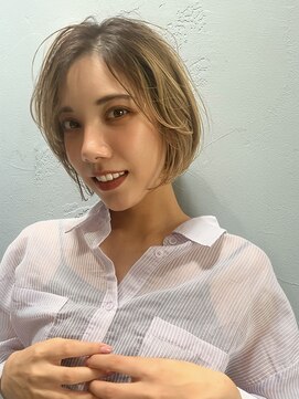 キートスバイガーランド (Kiitos by Garland) 大人可愛い小顔ショートボブ/ベージュカラー/吉祥寺