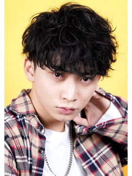 オーシャントーキョーオーバー 渋谷(OCEAN TOKYO OVER) メンズ波巻きツイスパニュアンススパイラルスパイキーショート