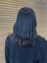 セン バイ エント(sen by emt)&nbsp;暗髪ウェーブ巻き×セミロング