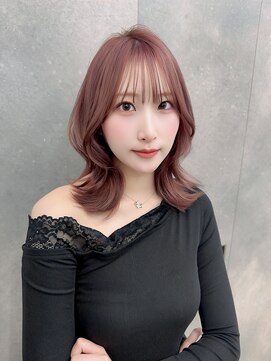 クム(kumu) 【kumu】ミディアムレイヤー/顔周りカット/栄/名古屋