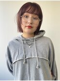 オレンジブラウンブリーチなしケアカラー名古屋