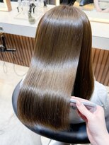 ロンド ロワール 門前仲町(Lond Loire)&nbsp;ボブショートボブ縮毛矯正ベージュグレージュ門前仲町