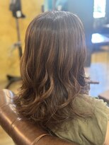 2席のみの美容室 アナイス(Anaiss)&nbsp;ミディアムヘア/デザインカラー/フェイスフレーミング/蟹江