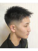 スパイキーショートフェード
