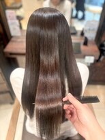 ヘアリゾート粋 ティガ 池袋店(tiga) 髪質改善/ダークブラウン/ストレートロング/艶髪