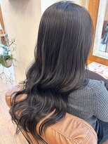 ラブハーツアンドビーヒガシウメダ(luve heart's And Be higashiumeda)&nbsp;ブラウンベージュ×レイヤーカット