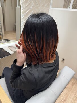 タミー 武蔵小杉(TAMMY) デザインカラー/グラデーションからー/オレンジ/ボブ