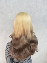 アン ブリーチ 大宮駅東口店(UN BLEACH)&nbsp;ブリーチ２回抜きっぱなしブロンド×ヘーゼルベージュ♪