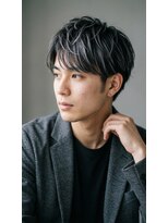 アッシュ 桜木町店(Ash)&nbsp;横浜桜木町メンズカット×シルバーメッシュ