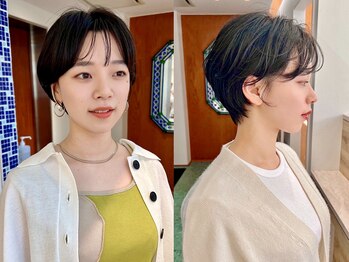 アテナ(ATENA)の写真/【天神】髪のクセや骨格、髪質を見極めて、一人ひとりに似合うショートスタイルに☆女性らしさも忘れない◎