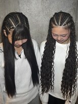 モシャス(MOSHASU)&nbsp;【派手髪】体育祭コーンロウ【エクステ】