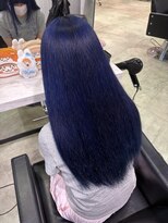トーキョー オタクヘアー(TOKYO OTAKU HAIR) ツヤツヤネイビーブルー/推し活以外のカラーもオススメです