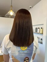 クララジャパン ナベシマ(CLALA JAPAN Nabeshima)&nbsp;ボブ　ミルクティーベージュ　艶髪　髪質改善カラー　ショート