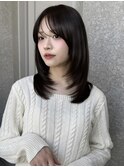 ▲ ダークパープル/髪質改善/縮毛矯正/オリーブベージュ/横浜276