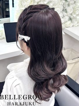 ベルグロー 原宿(BELLEGROW) サイド編み込みヘア