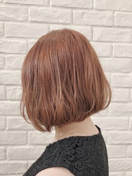 シュリット(schritt) ブリーチオレンジベージュ渋谷【momoko】