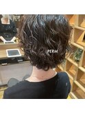 《藤野お客様スタイル》ショートパーマ