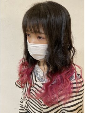 ヘアークリエイション クラフト(HAIRCREATION CRAFT) 外国人風ピンクグラデーションカラー