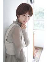 エヌ トーキョー(enu TOKYO) コンパクトショートで春らしく ショコラベージュ