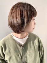 フォーク FOLK&nbsp;【FOLK】透明感ベージュ☆似合わせ内巻きミディアムボブ♪