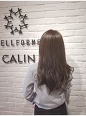 エドル　透け感アッシュ