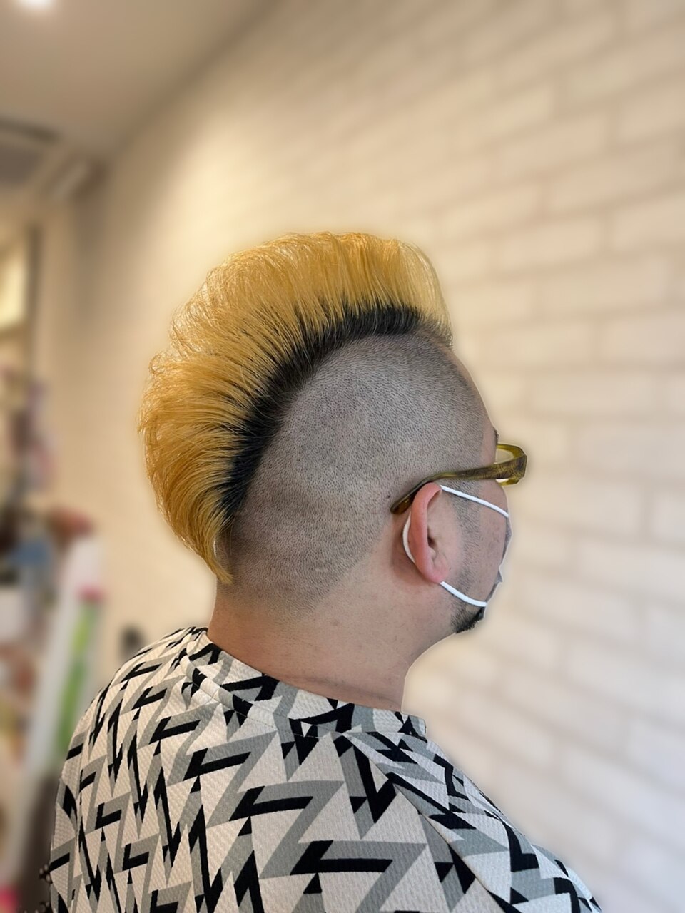 20代30代40代メンズツーブロック刈り上げモヒカンオシャレ感