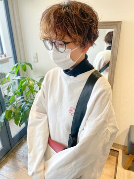 メルト 吉祥寺(melt) 高塚/大人可愛いマッシュショートくせ毛風パーマ刈り上げ丸み