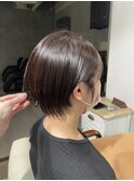 大人女性　ショートボブ　簡単スタイリング【坂根】