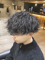 ミオ ゾーン(Mio'' ZONE)&nbsp;東大阪長瀬メンズ専門美容室ZONE波巻きマッシュパーマ