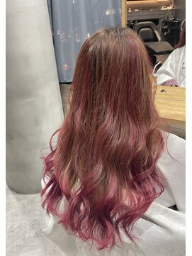 リーオオサカ(Lee Osaka) 【カット＋デザインカラー】3D×グラデーション/新出奈津樹