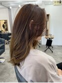 20代30代40代艶感ストレートアッシュグレージュ透明感ロング