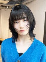 アイティーバイアルバム 藤沢店(IT by ALBUM) モードフェイスレイヤー_斜めバンググレージュカラー_ba461081