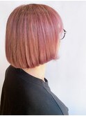 派手色ボブ！！