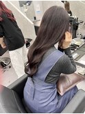 カッパーブラウン　巻き髪