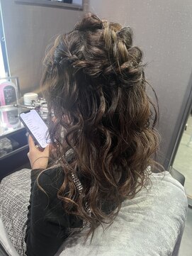 ヴィアンジュ(viange) #ヘアセット#ハーフアップ