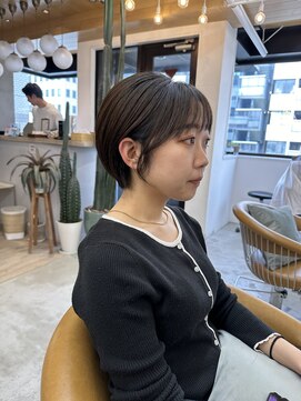 ロンドアジュール 横浜(Lond azur) 短すぎない大人女性ショートボブですっきり涼しい首元横浜