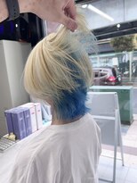 セレーネヘアーレイズ 梅田店(Selene hair Raise)&nbsp;blond×blue