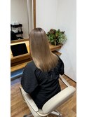 ブリーチ毛の縮毛矯正