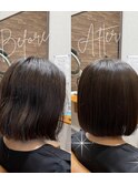 髪質改善ストレート