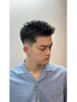 スパイキーショート　ローフェード　ザクザクショート