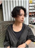 ハンサムショートパーマ