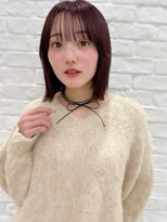 ソア 並木坂(Soa)&nbsp;韓国ボブ/切りっぱなしボブ/タッセルボブ/透明感カラー/Minori