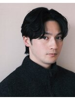 エアー 青山(AIR) センターパート/メンズヘア/20代30代/フェザーパーマ